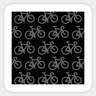 Black and Gray Bikes Pattern Sticker